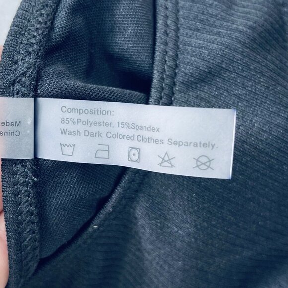 Zaful Bikini Size S Women’s Ruffle Swinsuit High Waist Side Tie Two Pieces Black - Picture 8 of 13